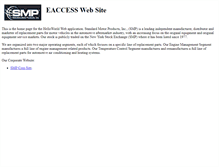 Tablet Screenshot of eaccess.smpcorp.com